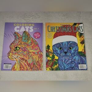 Coloring Cats Coloring Books (Set Of 2)